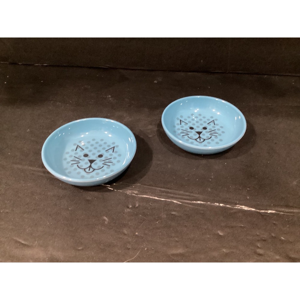 Van Ness Pets ECOWARE Cat Dish Bowl Whisker Friendly Set Of 2 Non Skid Non Break